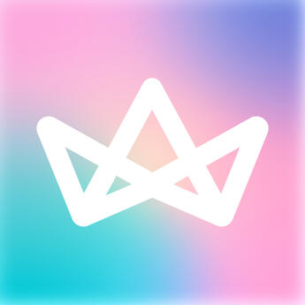 jade and crown logo on a gradient background